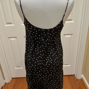 ATM Anthony Thomas Melillo Black and White Backless Dress